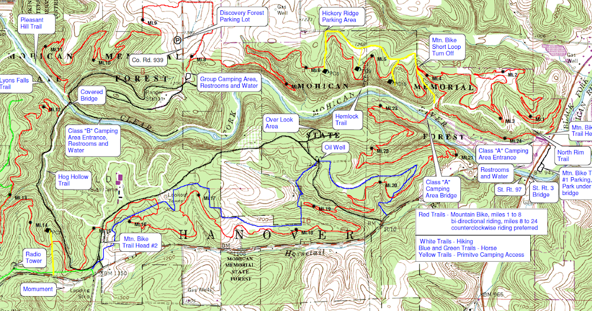 Adventure Awaits Mohican SP Trail, MTB