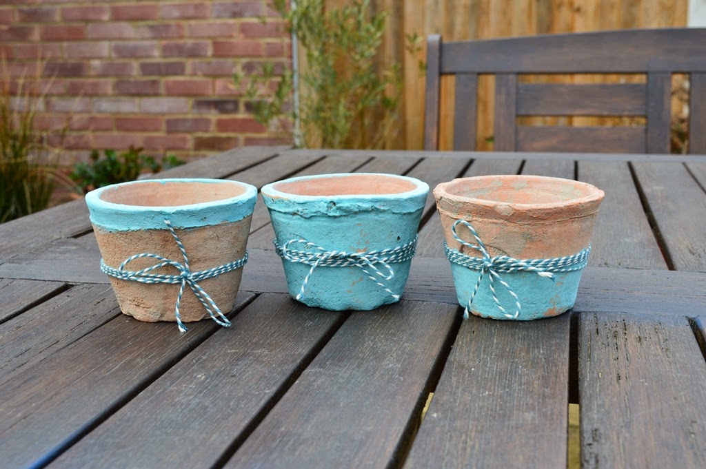 Louise Dawson Design Chalk Painted Terracotta Plant Pots How To!