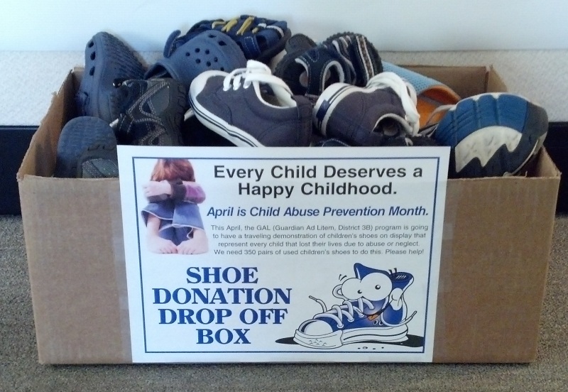 >Blue Shoes Donation Drive for Child Abuse Prevention Month News and Information in New Bern, NC