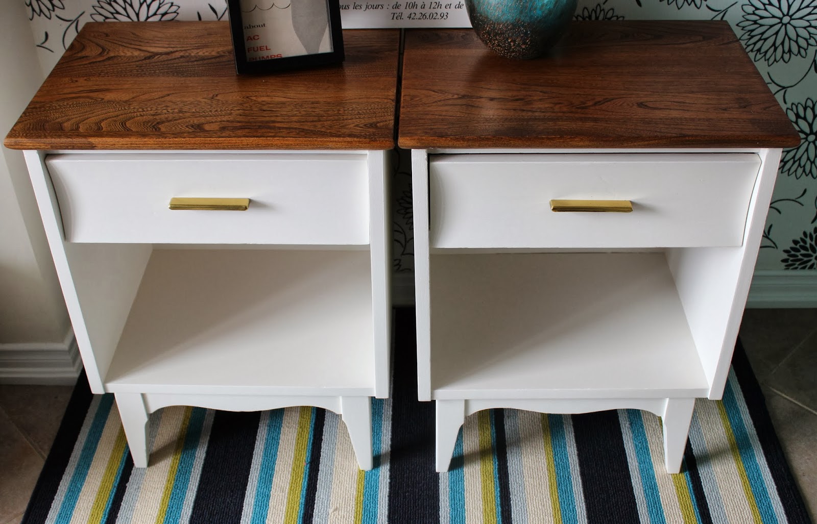 Retiqued by Rae Bond Twotoned Nightstands