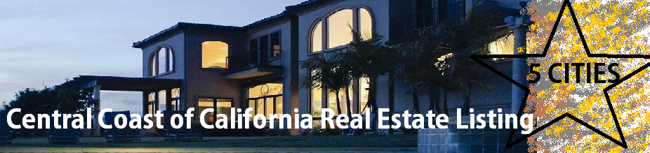 Central Coast of California Five Cities Real Estate for Sale