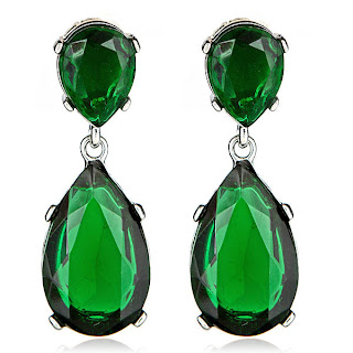 emerald drop earrings kyle richards emerald drop earrings kyle richards