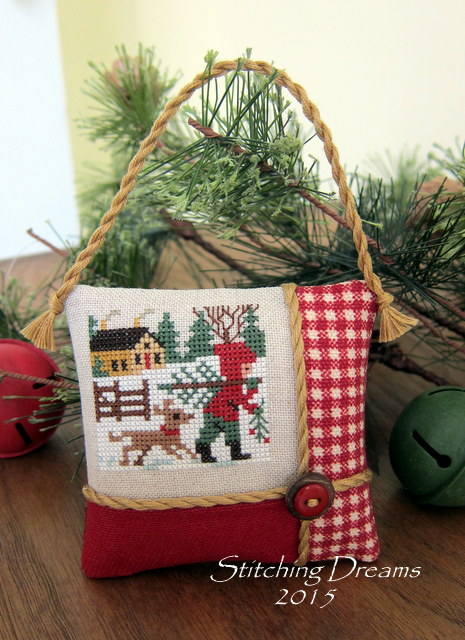 1000 images about christmas cross stitches houses on pinterest ... Chalet idées Christmas