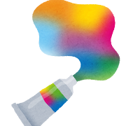 絵の具のイラスト