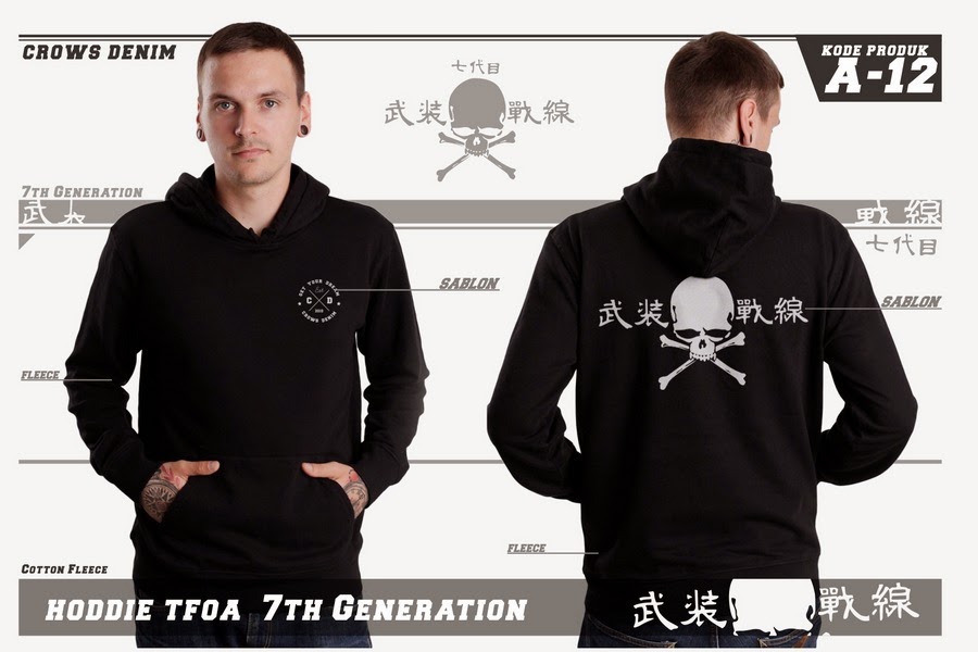 hoddie tfoa 7th generation fashion cowok jaket crows hoddie tfoa 7th generation fashion cowok jaket crows