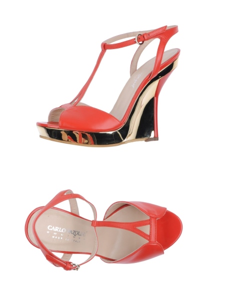 Sandales Carlo Pazolini en coloris Blanc Femme Chaussures Chaussures à talons Sandales compensées 