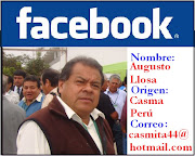 Facebook de Augusto Llosa