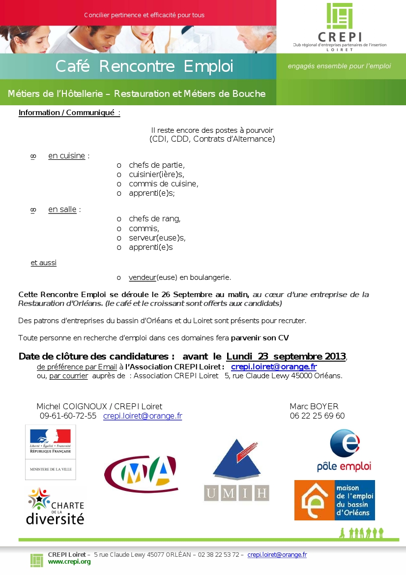 Rencontres emploi