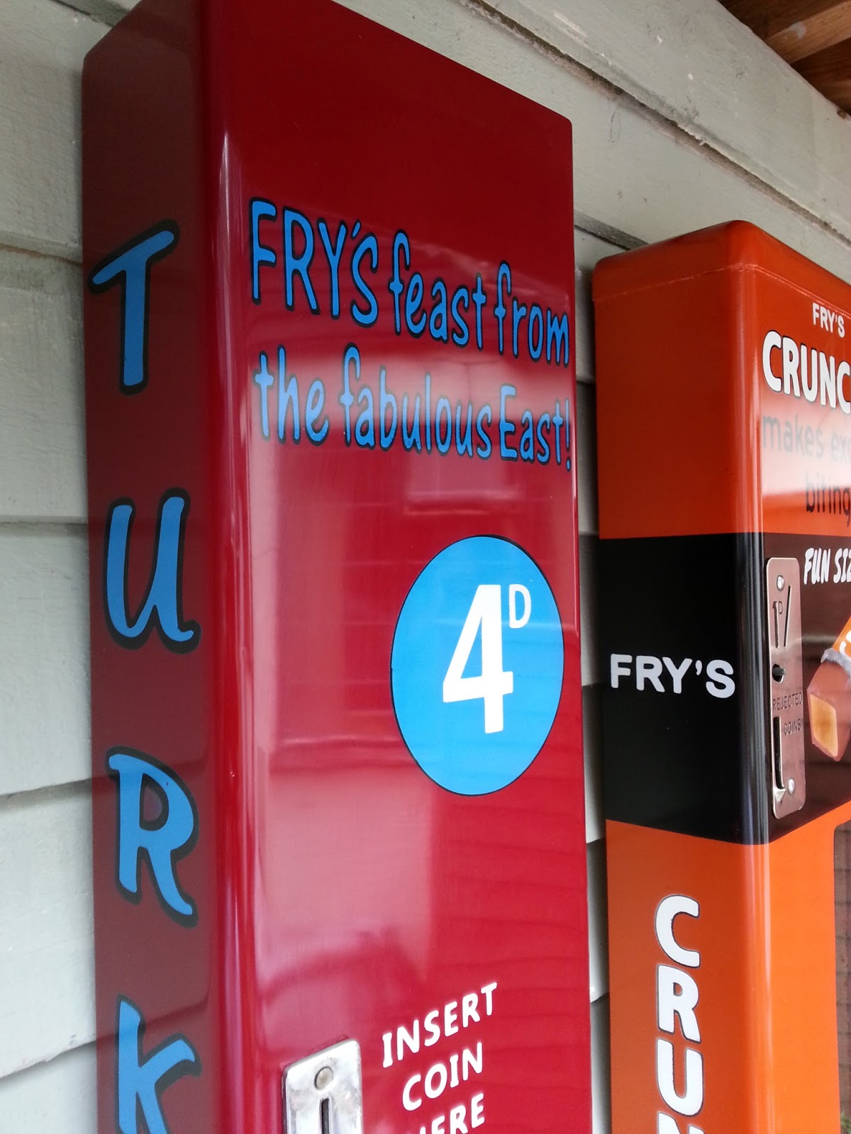 UK Restoration Fry's vending machine