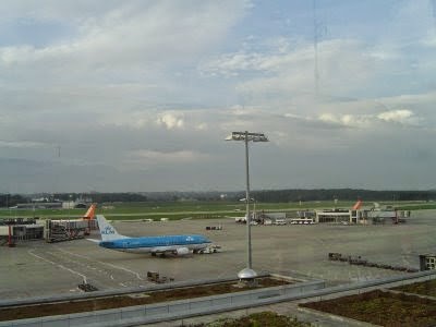 KLM plane waiting for me in Geneva airport KLM plane waiting for me in Geneva airport