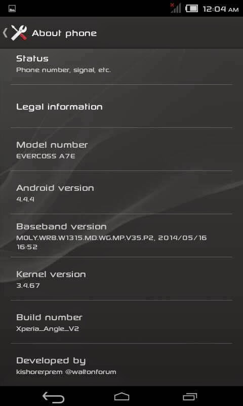 Custom Roms Evercoss A7E - Xperia Angel Custom Roms Evercoss A7E - Xperia Angel
