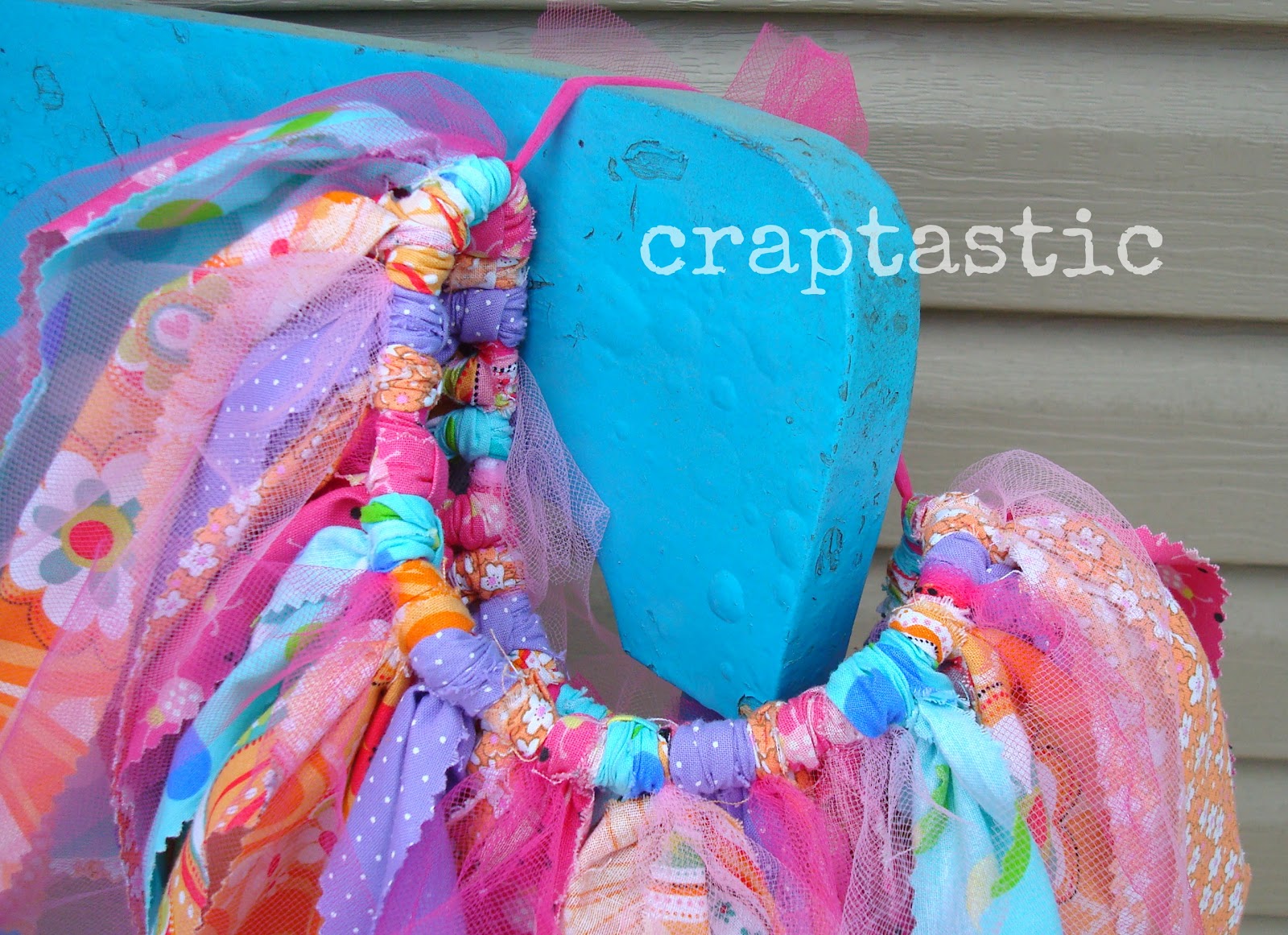 CRAPTASTIC Scrap Fabric Tutu!