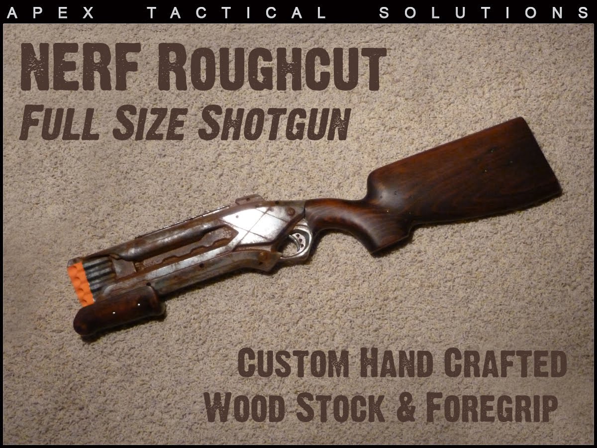 APEX TACTICAL SOLUTIONS Roughcut Wood Stock Shotgun Final