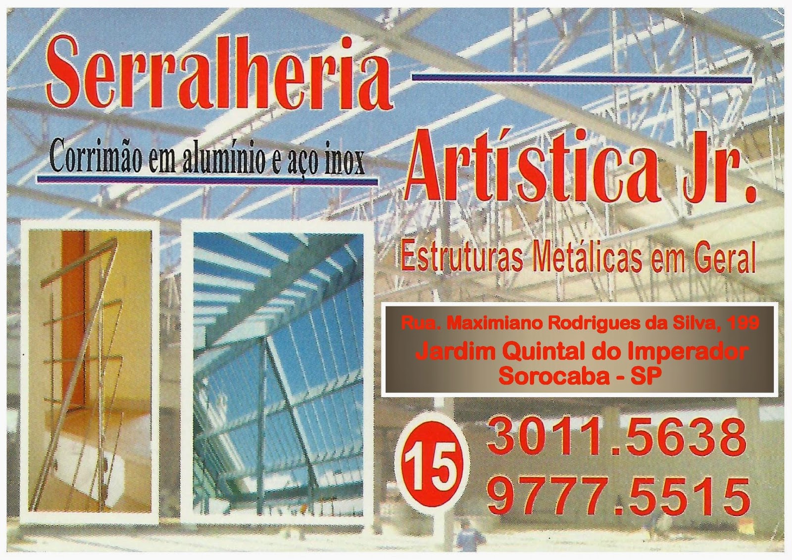 JORNAL AÇÃO POLICIAL SOROCABA E REGIÃO ONLINE Serralheria ARTÍSTICA JR