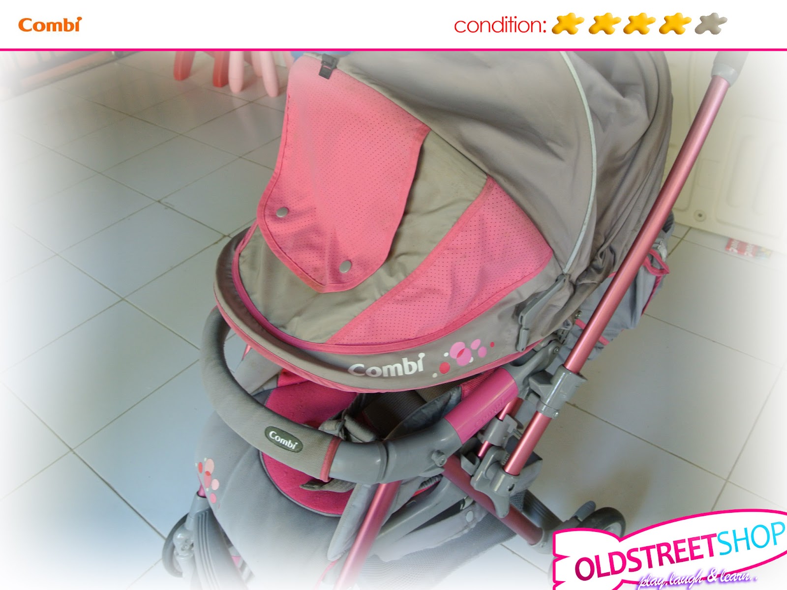 Pink Combi Urban Stroller