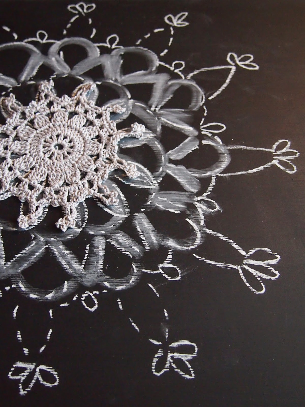 omⒶ KOPPA Lumikukka (kukka)ympyrästä lumihiutale OHJE