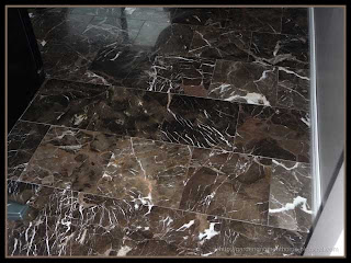 marble tile flooring