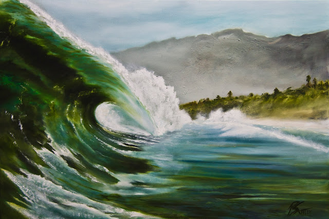 Tahitian Green www.greenroompaintings.com