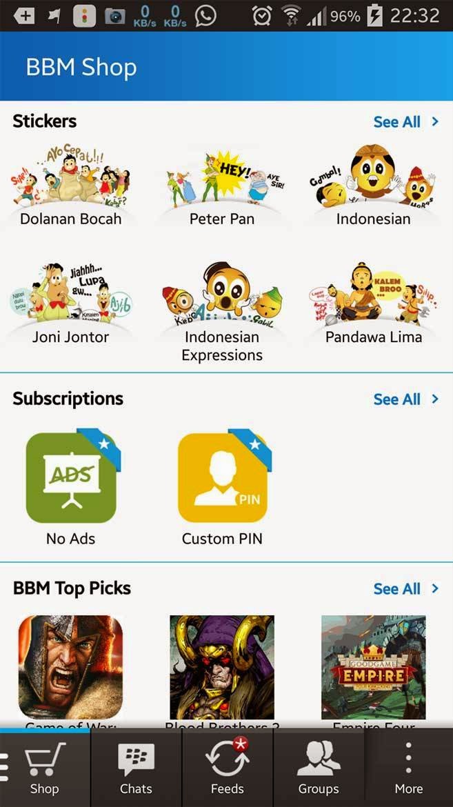 BlackBerry, BlackBerry Messenger, BlackBerry Messenger 2.7.0.20, bbm, no ads, custom pin, pin, android, news feeds, fitur, BlackBerry, BlackBerry Messenger, BlackBerry Messenger 2.7.0.20, bbm, no ads, custom pin, pin, android, news feeds, fitur,