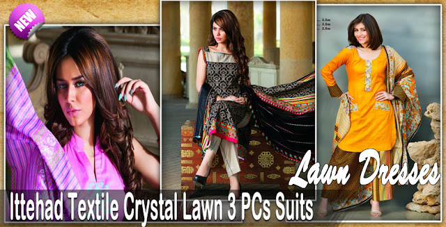 Formal Wear | Ittehad Textiles Crystal Lawn Collection 2013