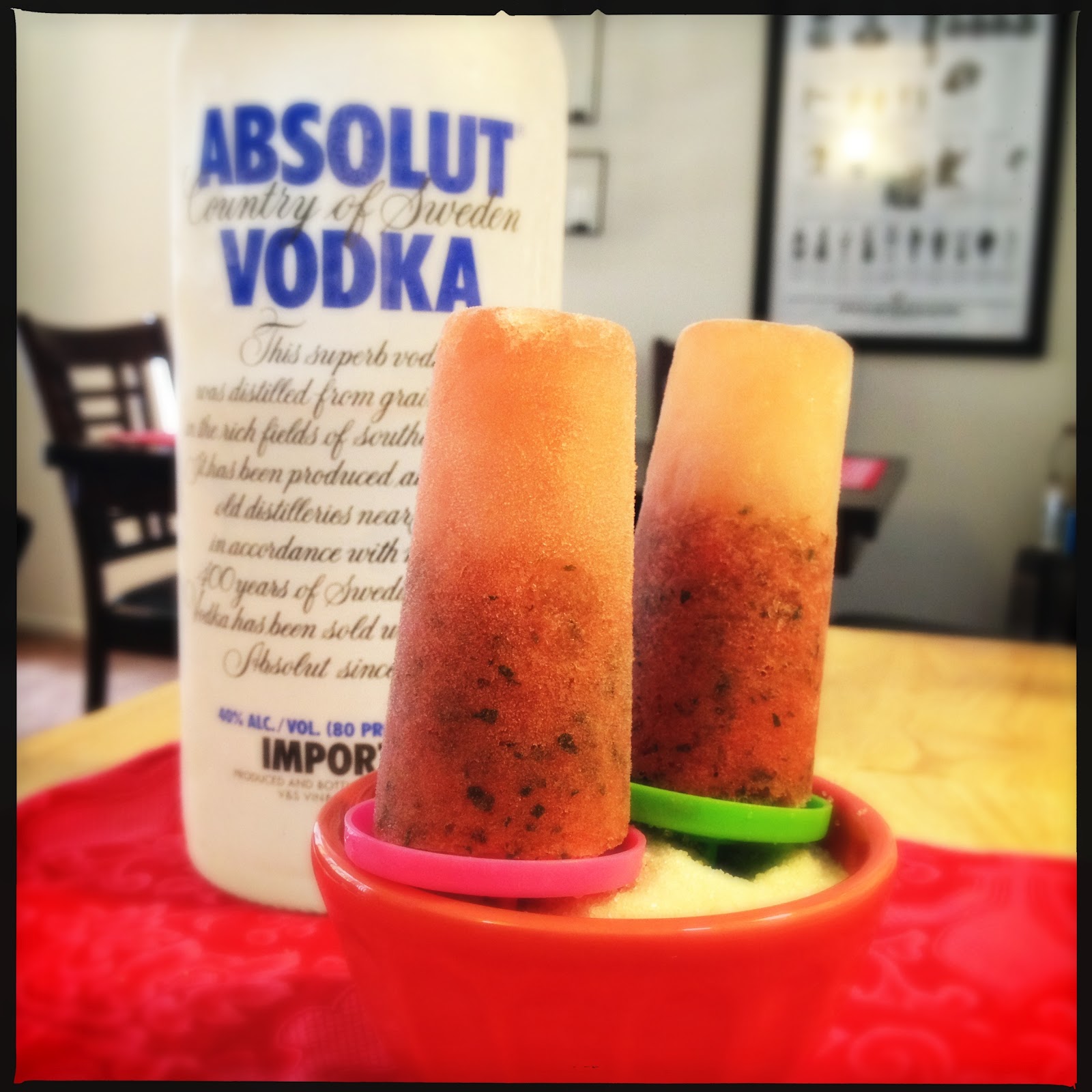 The Lush Chef Watermelon Vodka Popsicles