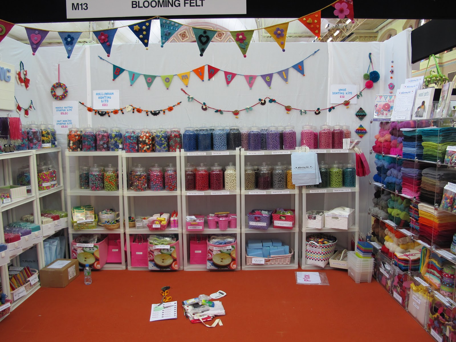 Blooming Felt - News from Shedquarters: Knitting & Stitching Show