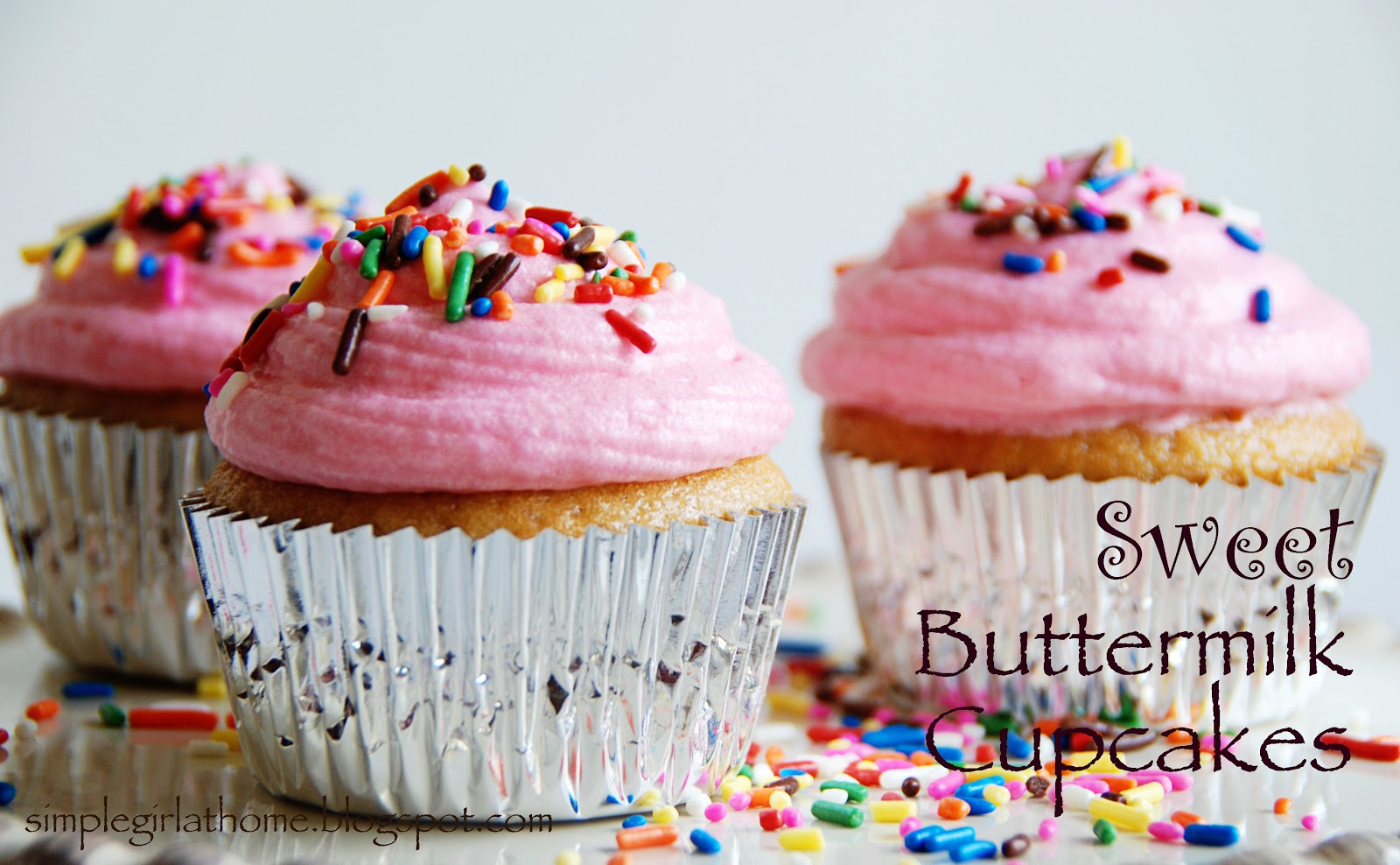 Sweet Buttermilk Cupcakes