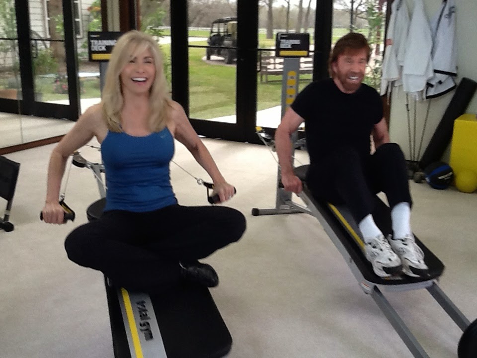 The Official Chuck Norris Blog One more photo from our Total Gym Video