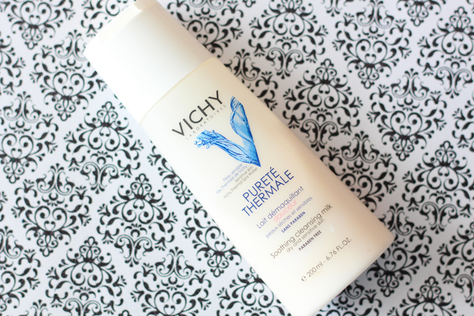 vichy purete thermale soothing cleansing milk for dry and sensitive skin review