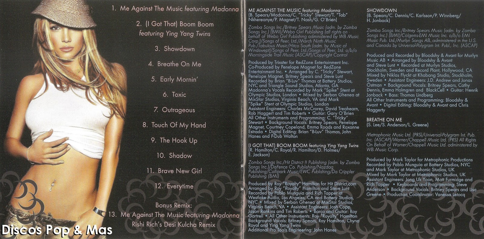 Image result for britney spears in the zone booklet.