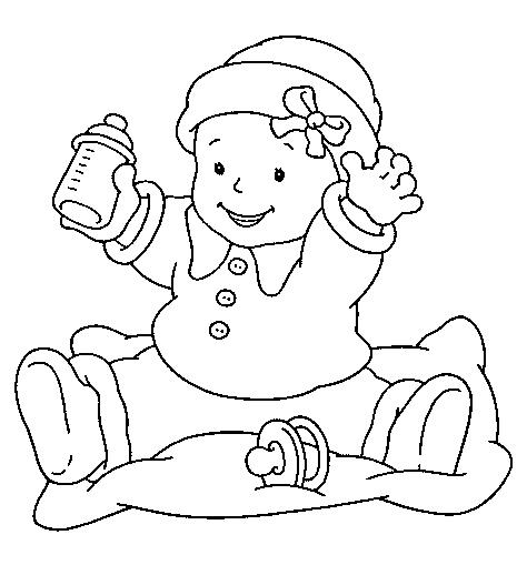 baby coloring pages, kids coloring pages title=