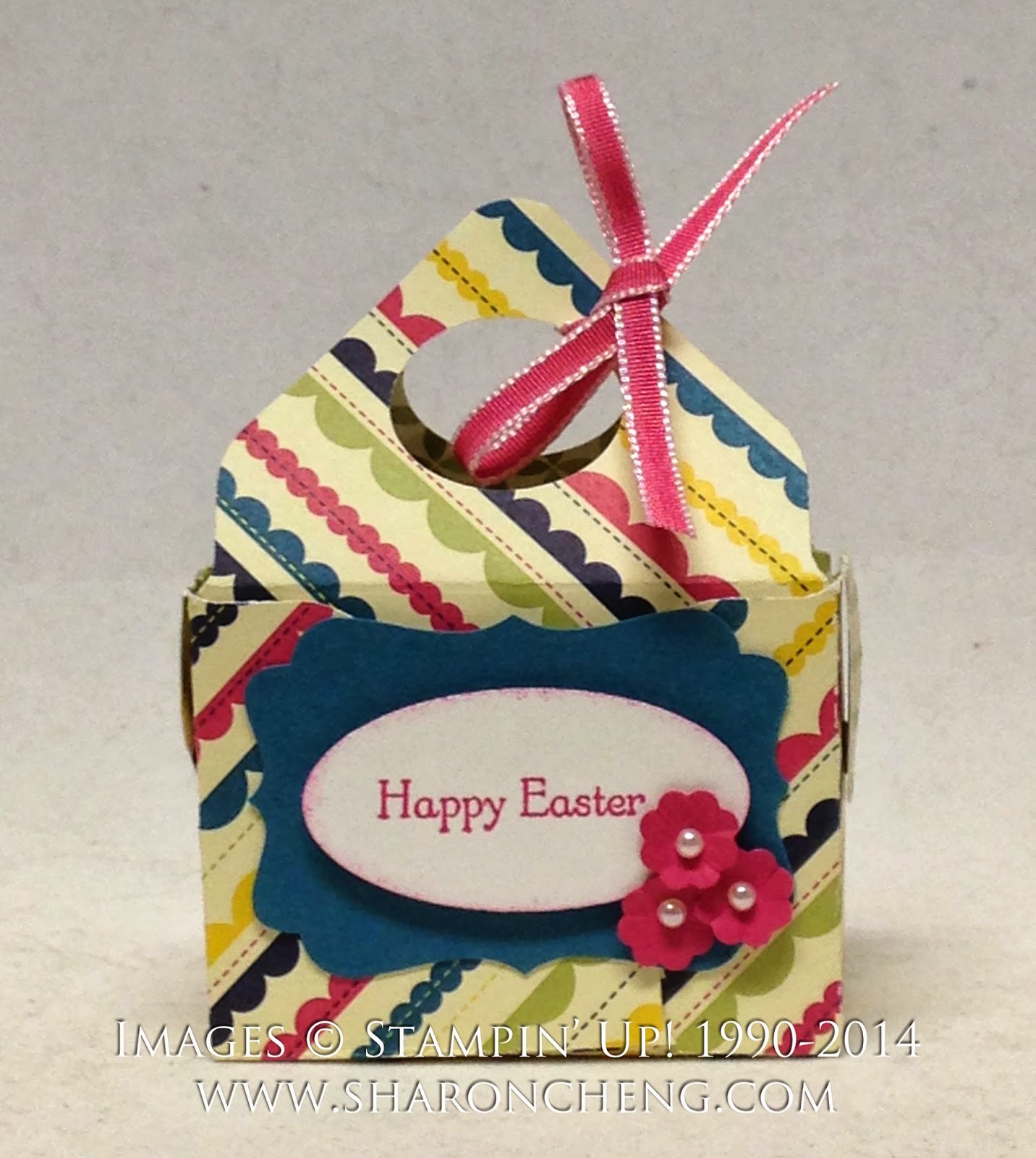 SHARING CREATIVITY and COMPANY Punch Art Easter Bunny Basket