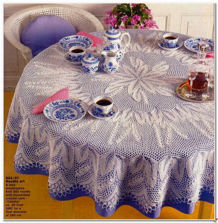 croche Knitting tablecloth