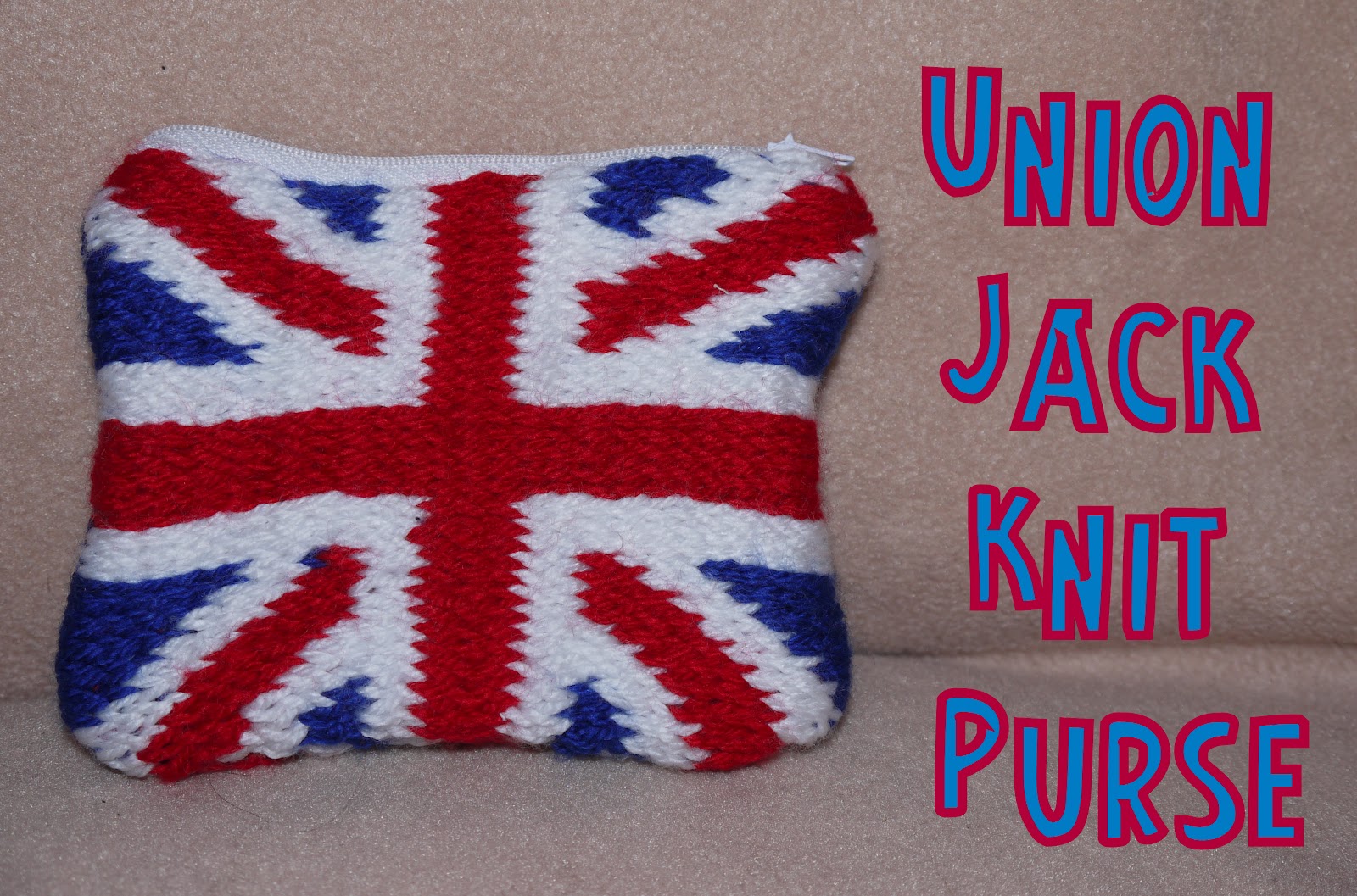 Herons Crafts: Olympic Countdown - 7 Weeks to go - Union Jack Knitted Pu...