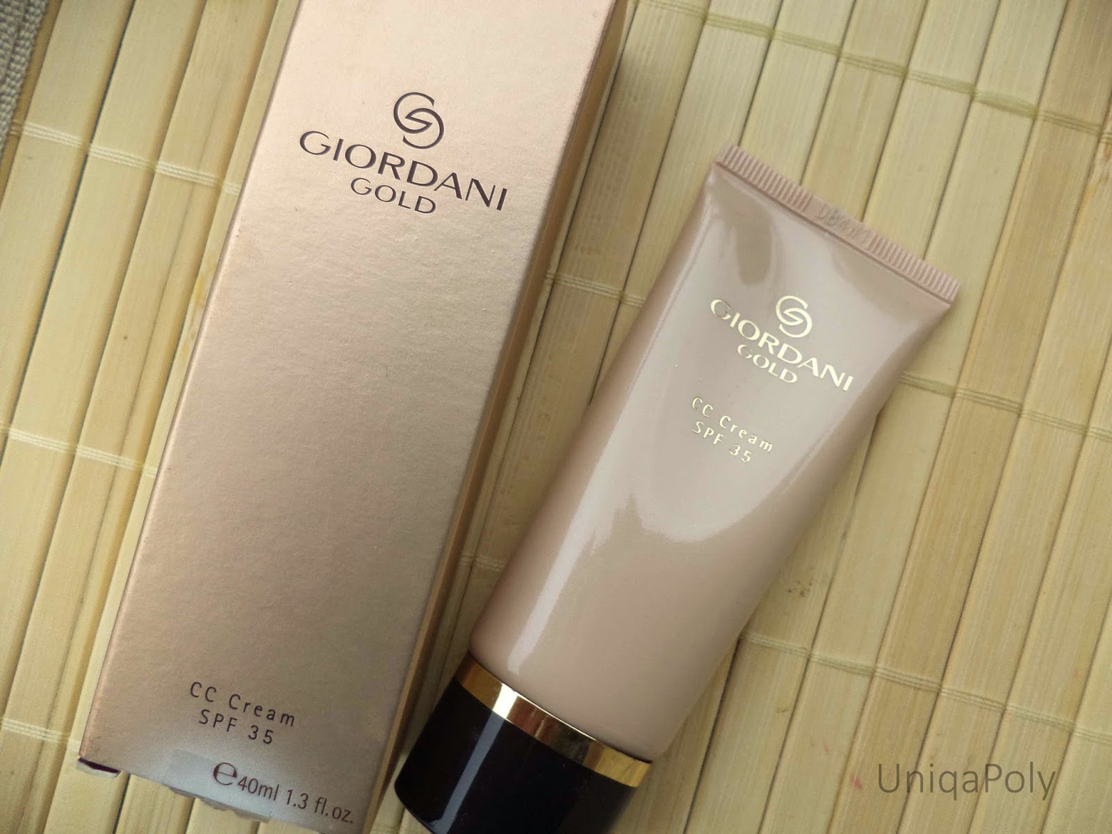 UniqaPoly Review Oriflame Giordani Gold CC Cream SPF 35