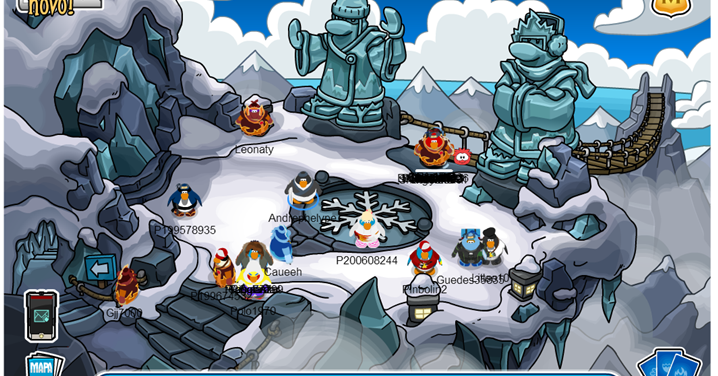 Conquistando no Club Penguin: Desafio Ninja Neve