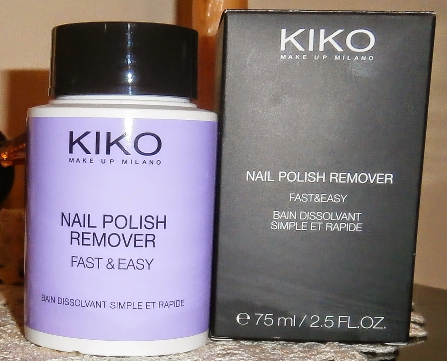 Review KIKO Milano Acetone Nail Polish Remover Fast & Easy Lara's