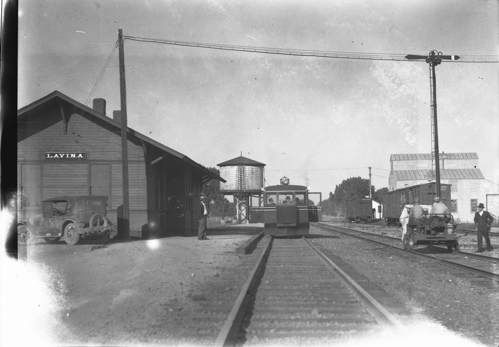 Geared Steam Milwaukee Road Montana Historical Pictures