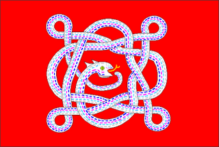 Serpent du ciel de gueules Manipur-flag