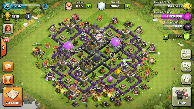 Macam-Macam Contoh Base COC TH 7, 8, 9, 10 Macam-Macam Contoh Base COC TH 7, 8, 9, 10