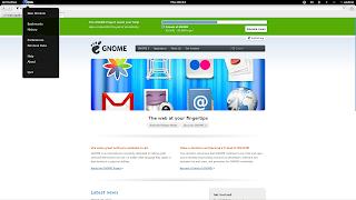 gnome 3.4 new menu