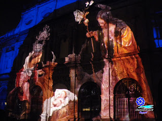 Mapping en Plaza de San Francisco - Sevilla, Navidad 2012 08