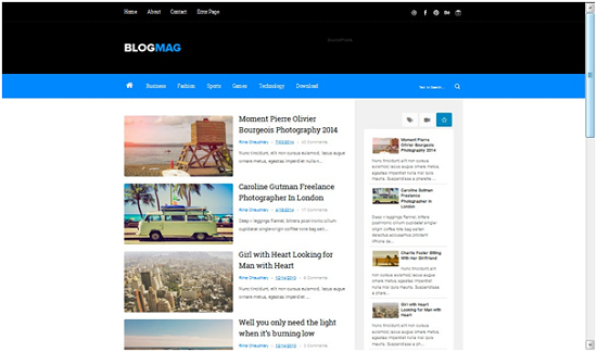 BlogMag Template blog responsif, blog