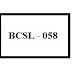 BCSL - 058 Computer Oriented Numerical techniques Lab