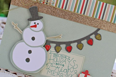 Snowman card featuring Merry Mistletoe Card Kit by SEI designed by Rhonda Van Ginkel Snowman card featuring Merry Mistletoe Card Kit by SEI designed by Rhonda Van Ginkel