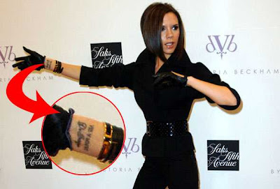 celebrity wrist tattoo