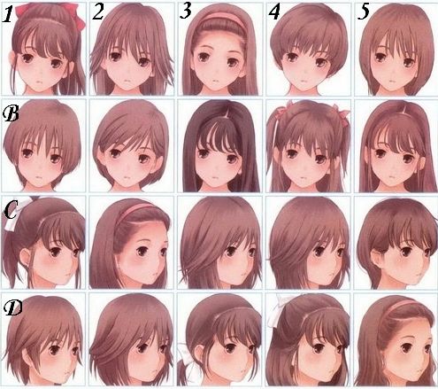 Cute Anime Hairstyles Trends Hairstyle