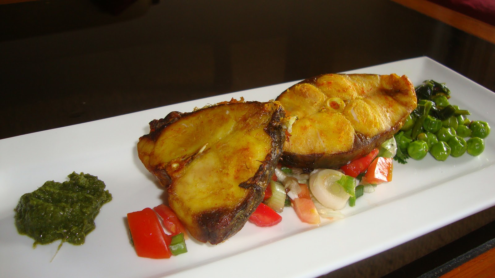 Cooking Delights Oven roasted fish ( without oil )