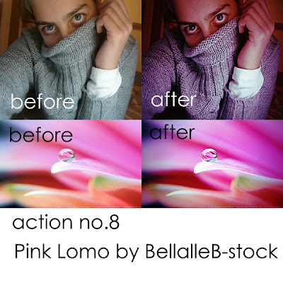 Lomo Pink Photoshop Action No 8