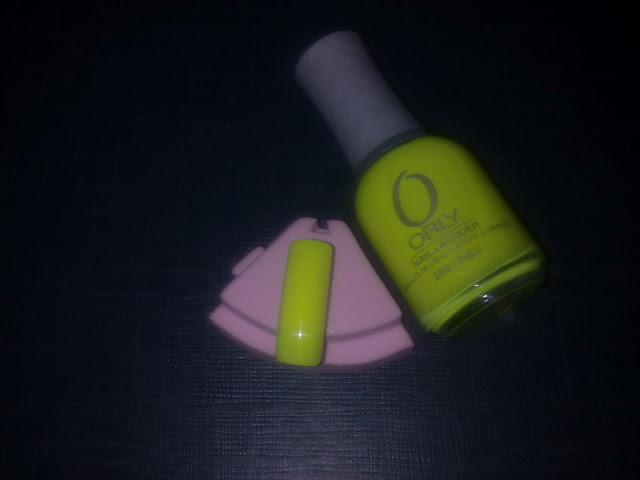 swatch colore glowstick - orly fluo feel the vibe
